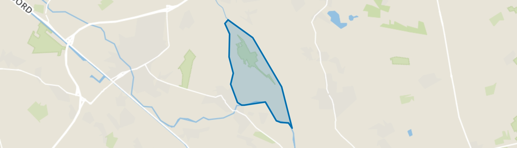 Buitengebied Kraanmeer en Veluwe, Erp map