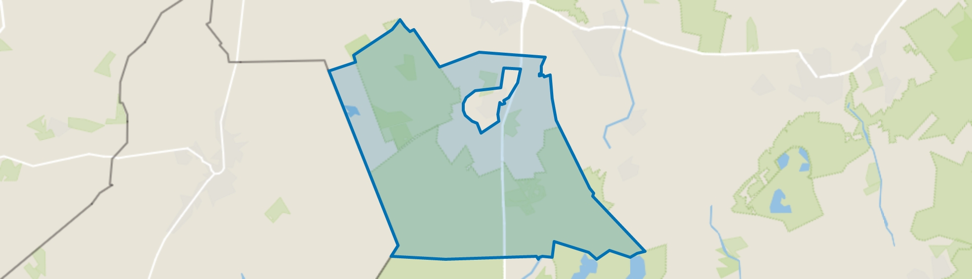 Verspreide huizen Esbeek, Esbeek map