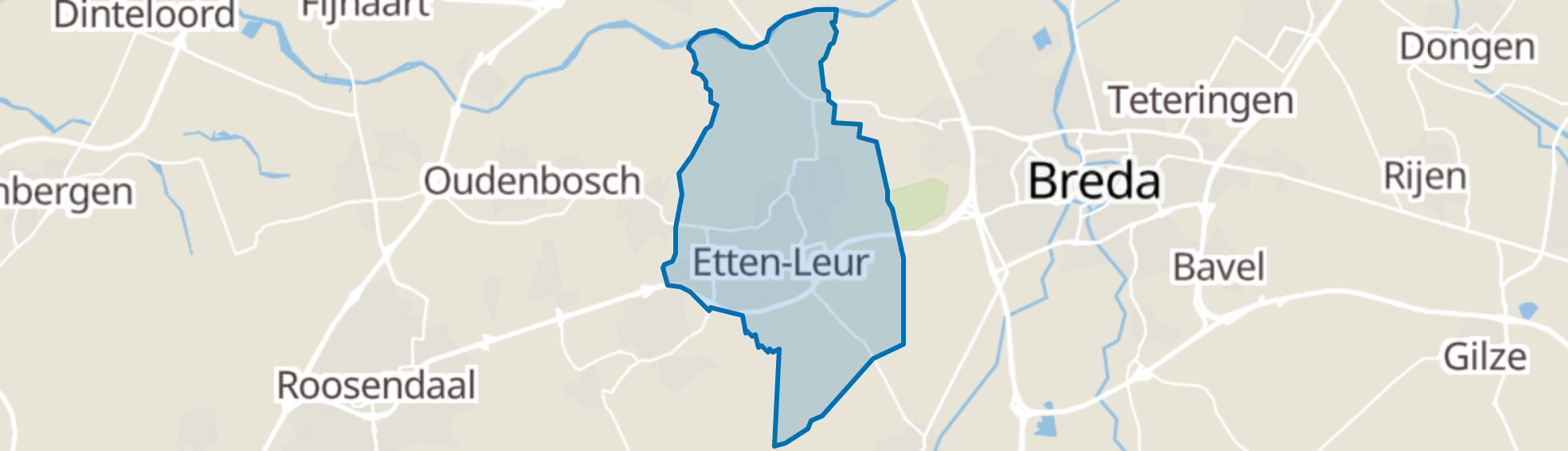 Etten-Leur map