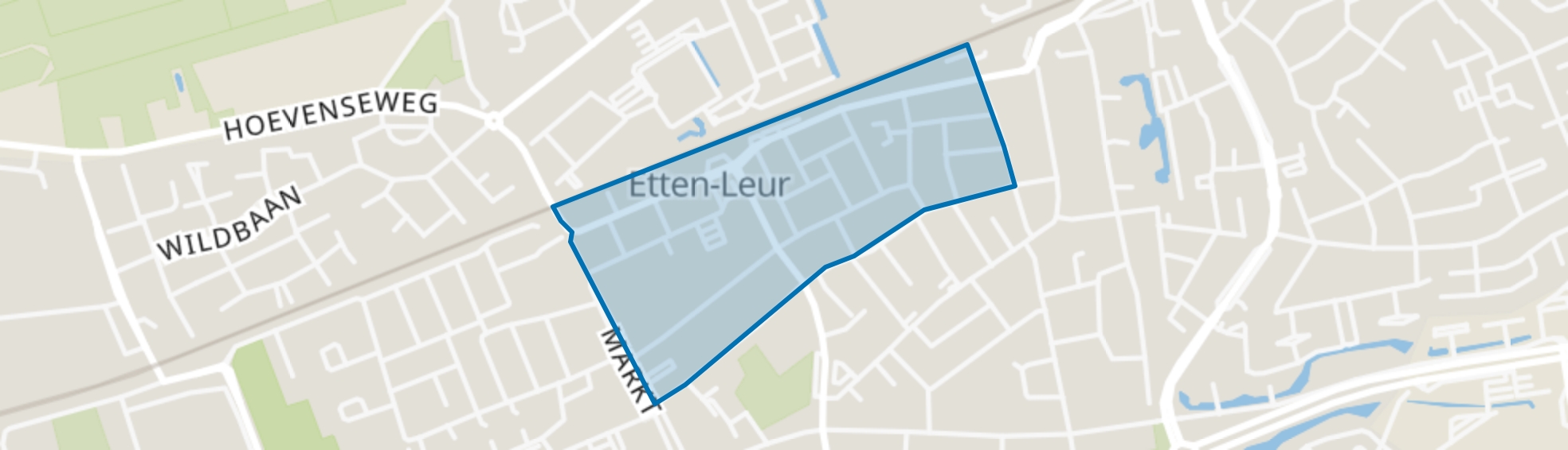 Centrum Oost 2, Etten-Leur map