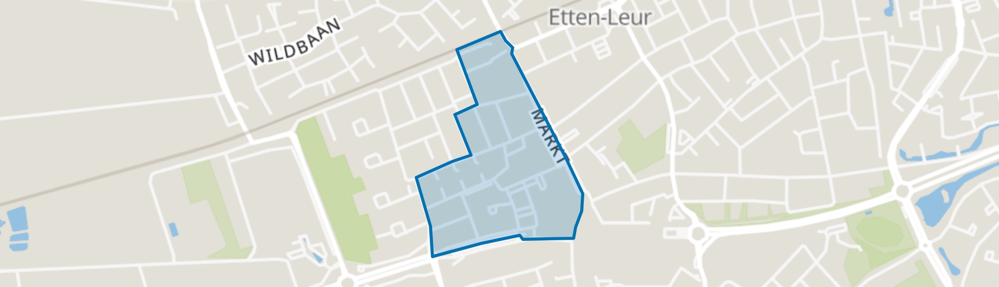 Centrum West 1, Etten-Leur map