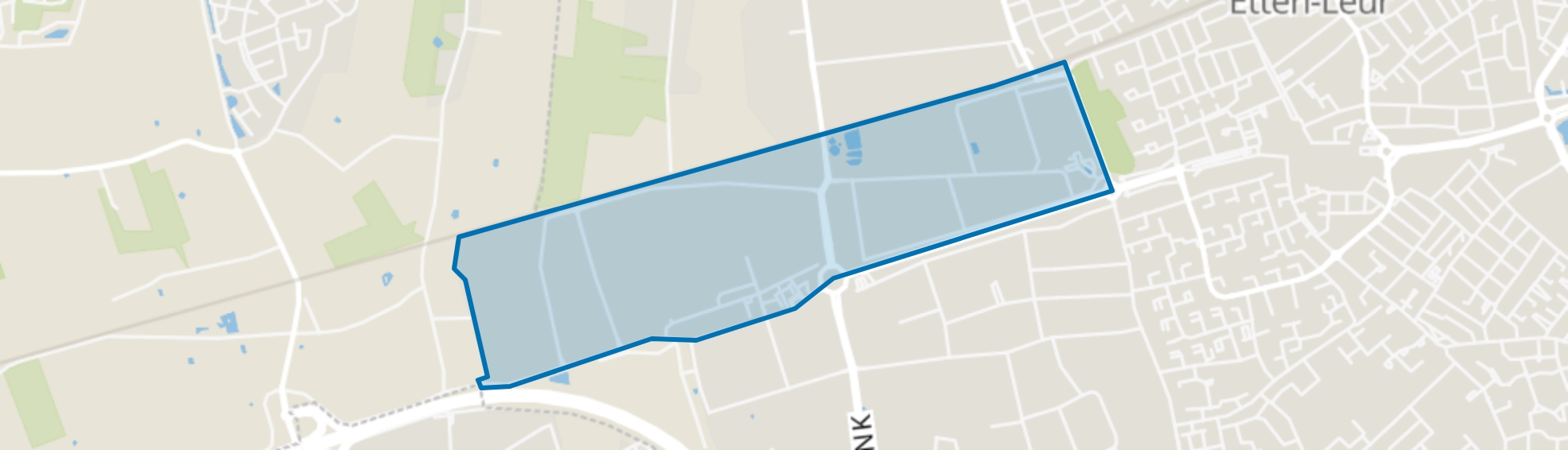 Midden bedrijventerrein Vosdonk, Etten-Leur map