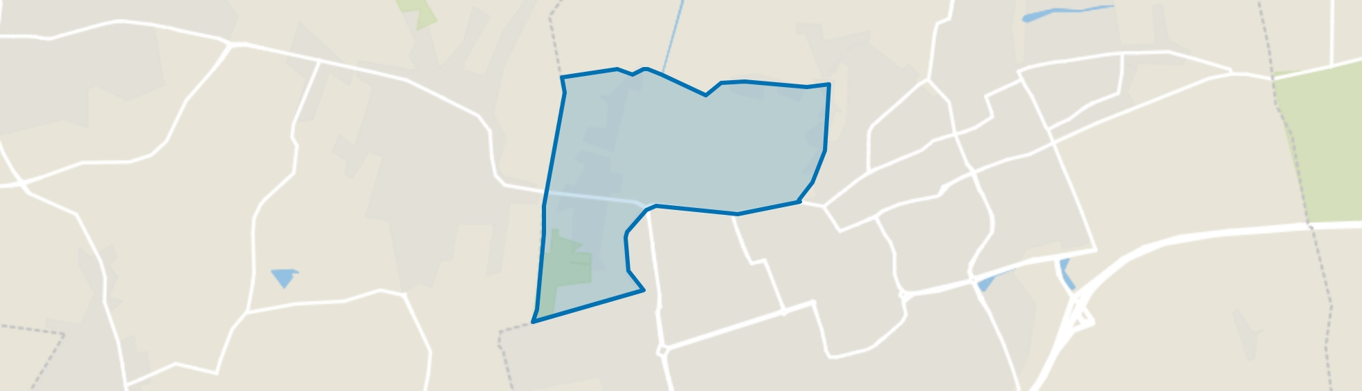 Noord landelijk gebied 1, Etten-Leur map
