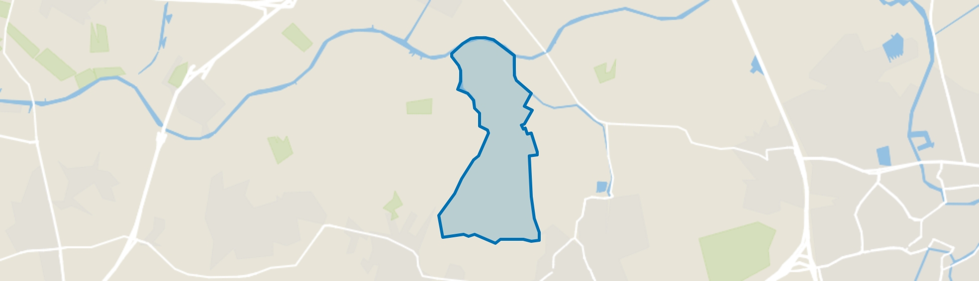 Noord landelijk gebied 2, Etten-Leur map