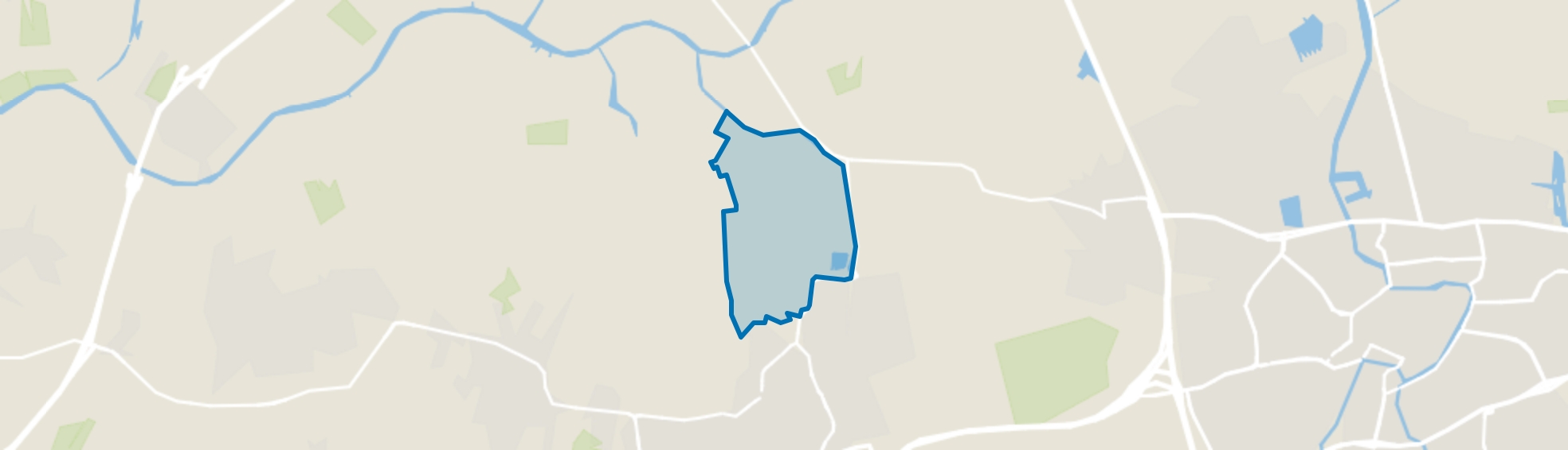 Noord landelijk gebied 3, Etten-Leur map