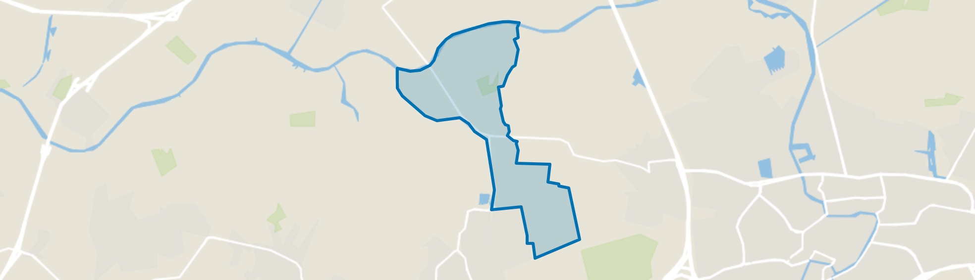 Noord landelijk gebied 4, Etten-Leur map