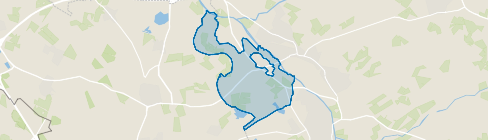 Verspreide huizen Etten, Etten map