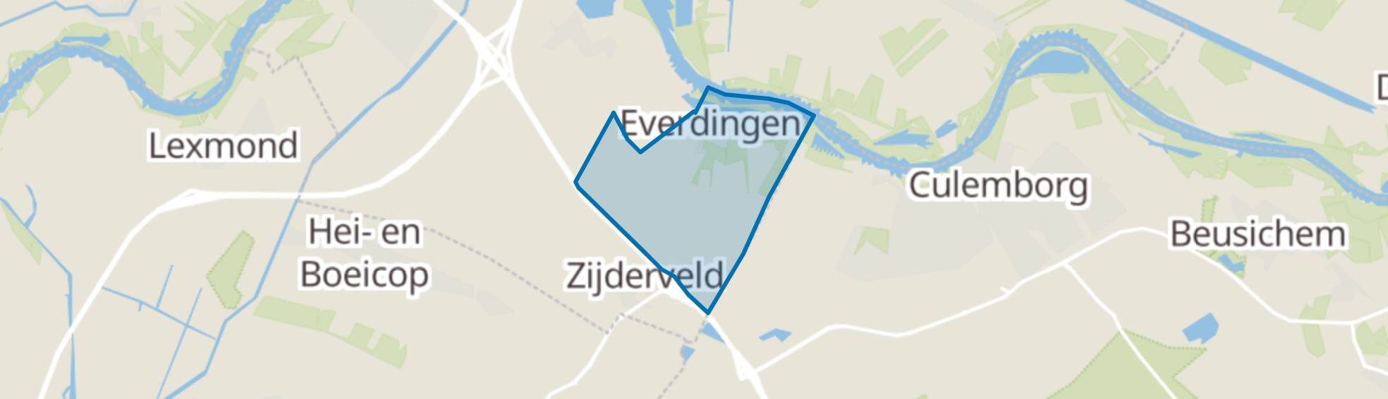 Everdingen map