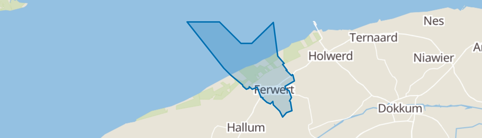 Ferwert map