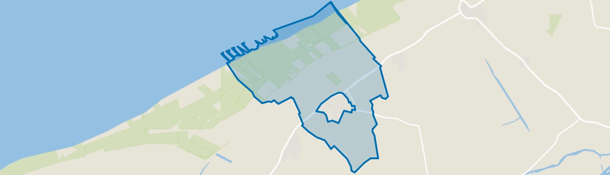 Verspreide huizen Ferwerd, Ferwert map