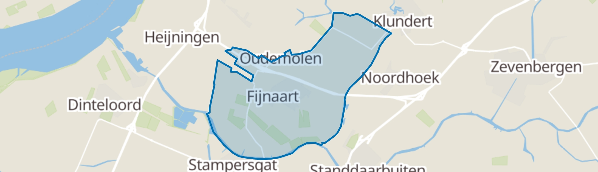 Fijnaart map