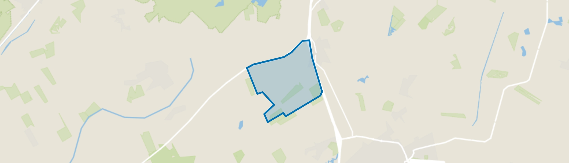 Verspreide huizen Pesse-West, Fluitenberg map