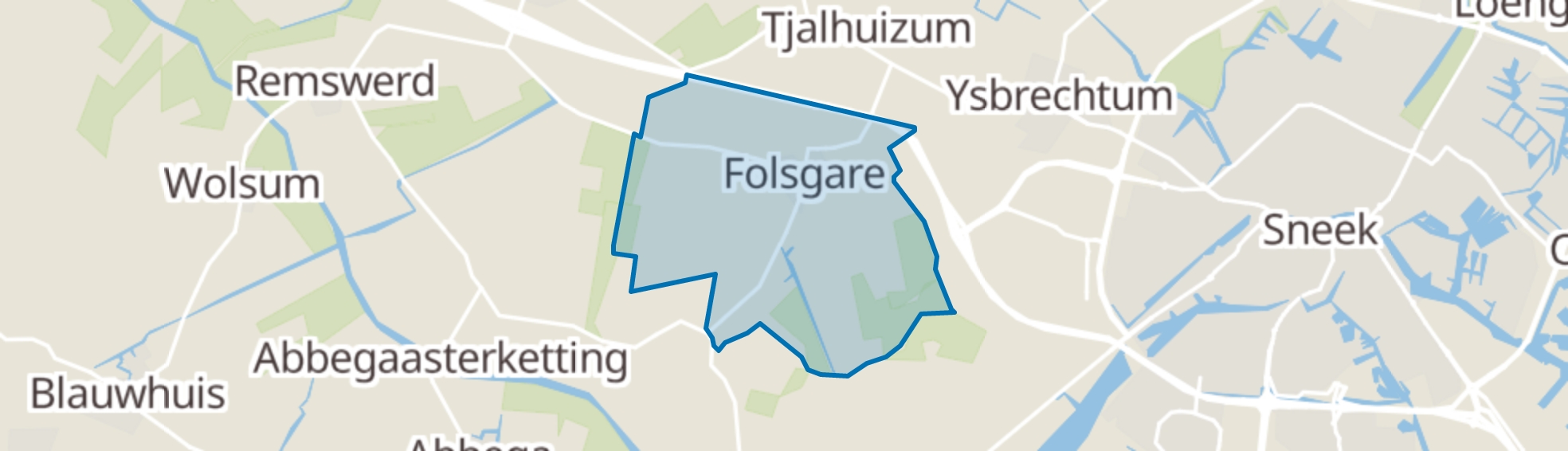 Folsgare map