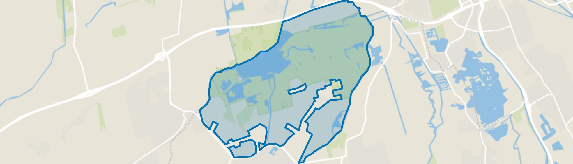 Buitengebied Roden Noord, Foxwolde map