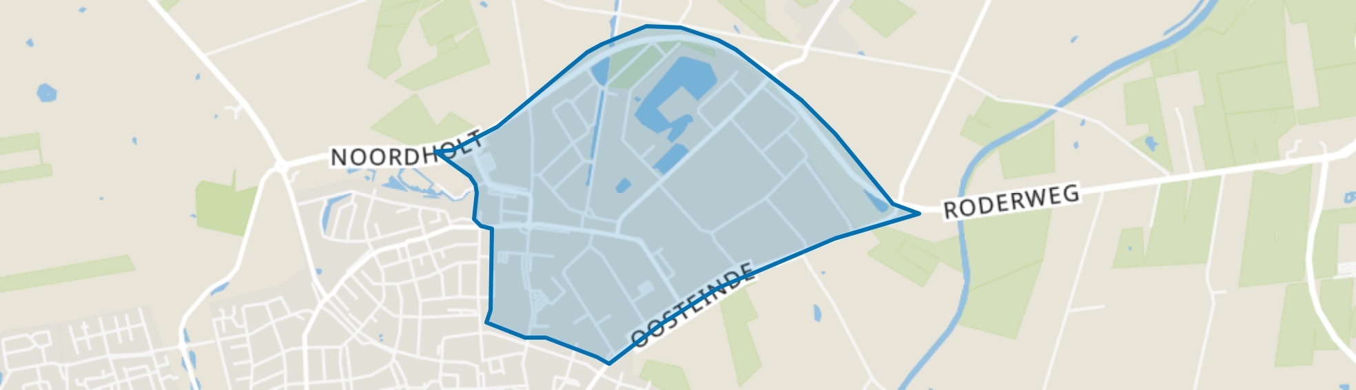 Industrieterrein Roden, Foxwolde map