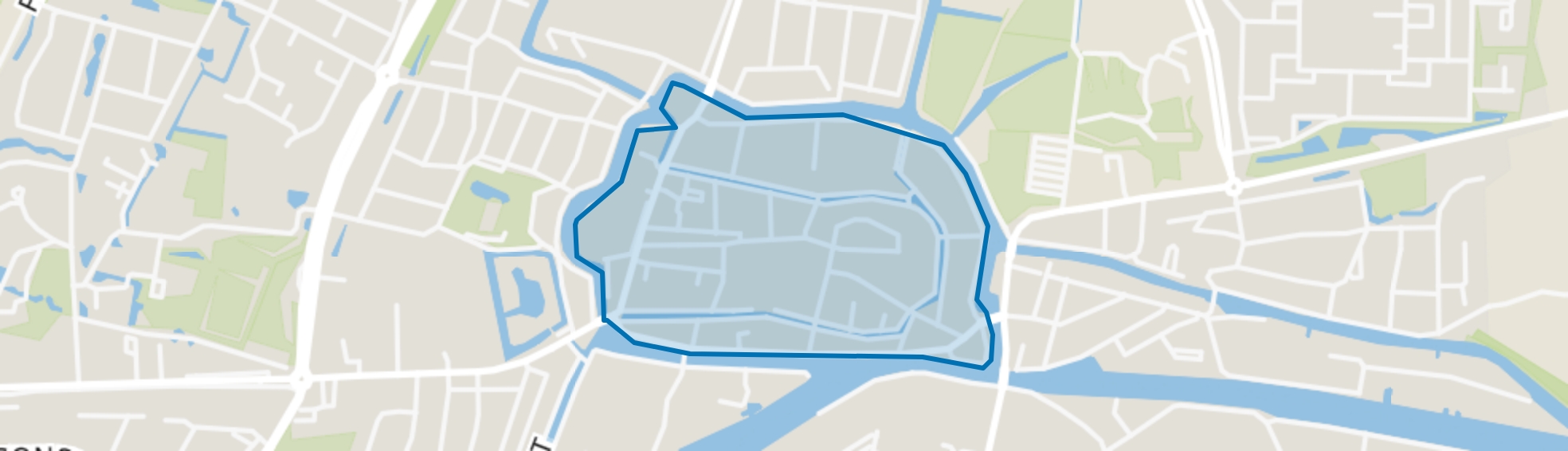 Franeker Binnenstad, Franeker map