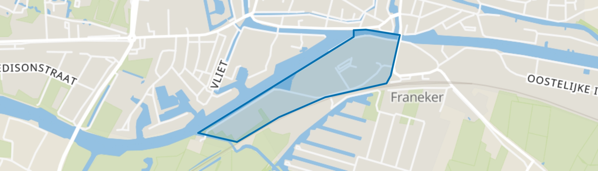 Franeker Industrieterrein Zuid, Franeker map
