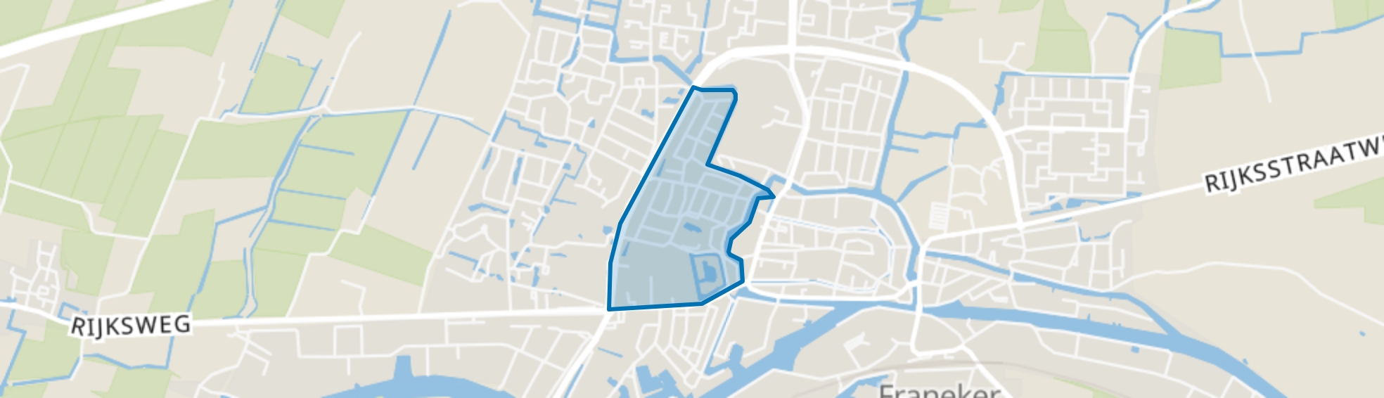 Franeker It Stiselplak, Franeker map