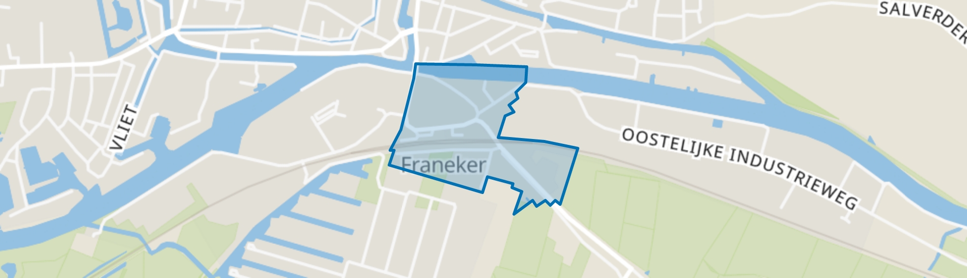 Franeker Stationsbuurt, Franeker map