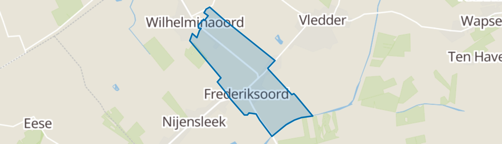 Frederiksoord map