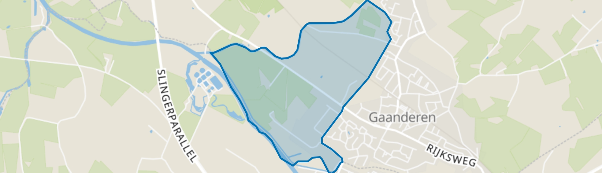 De Pol / Akkermansweide, Gaanderen map