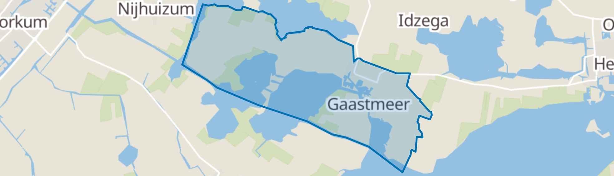 Gaastmeer map