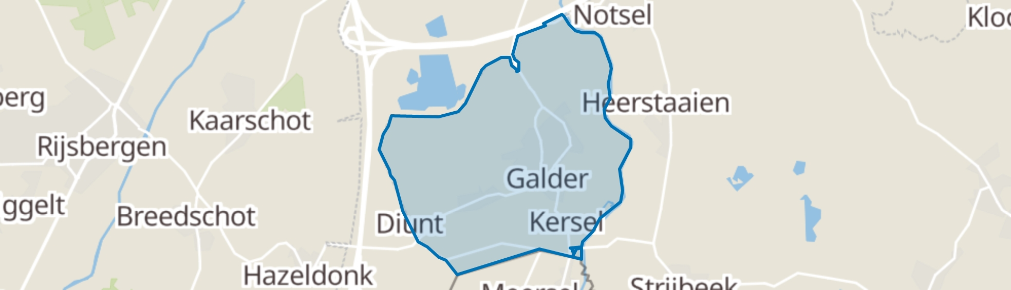 Galder map