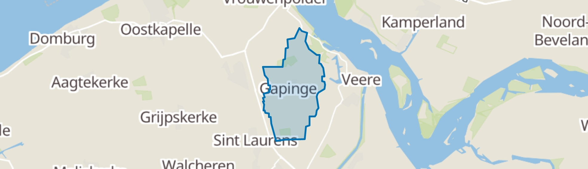 Gapinge map