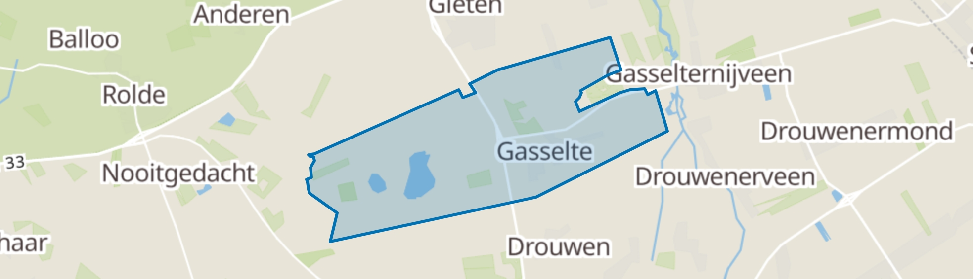 Gasselte map