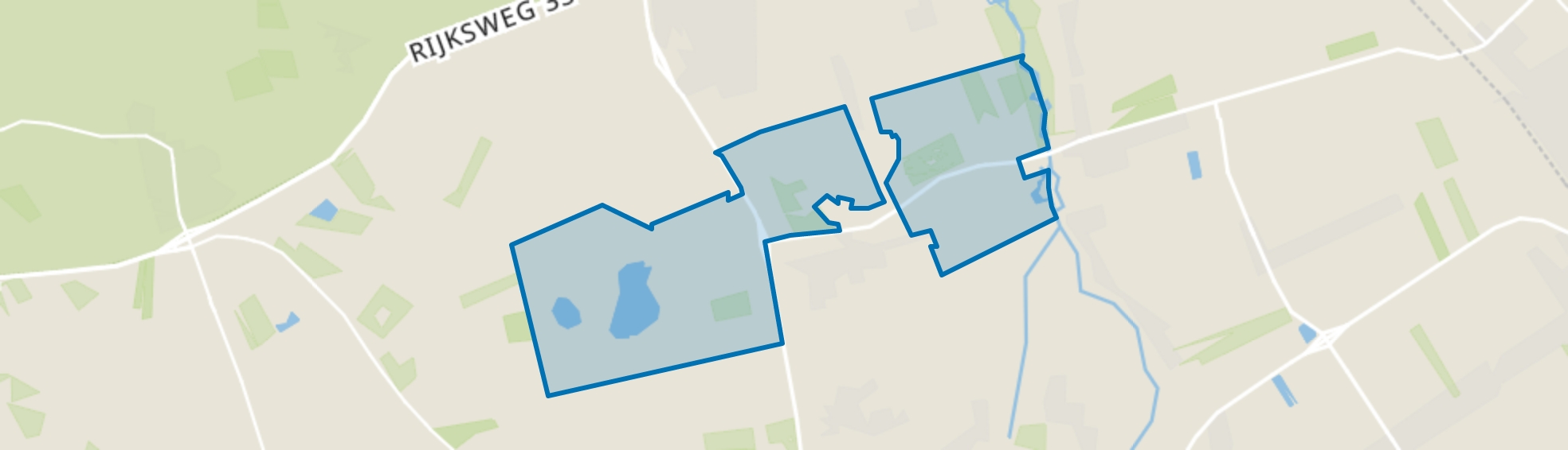 Verspreide huizen Gasselte, Gasselte map