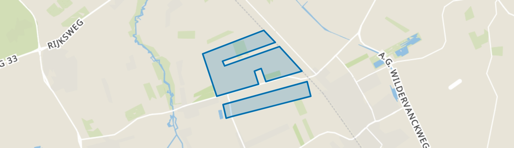 Verspreide huizen Gasselternijveenschemond, Gasselternijveenschemond map