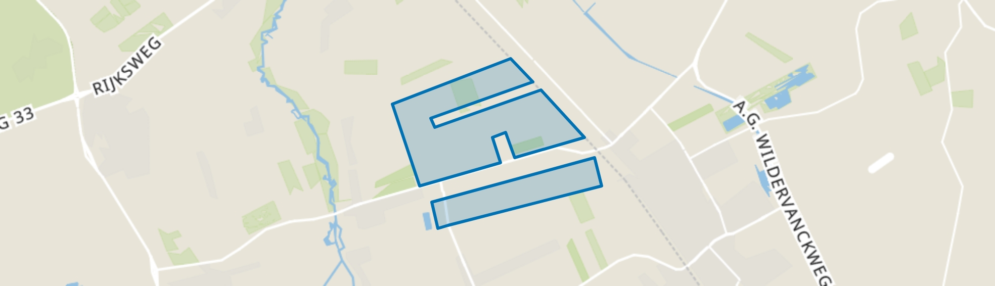 Verspreide huizen Gasselternijveenschemond, Gasselternijveenschemond map