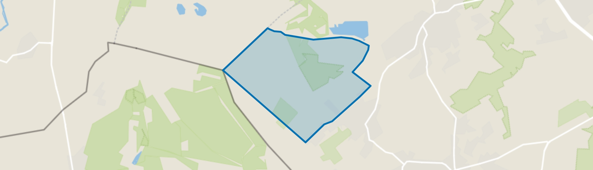 Verspreide huizen Gastelse Hei, Gastel map