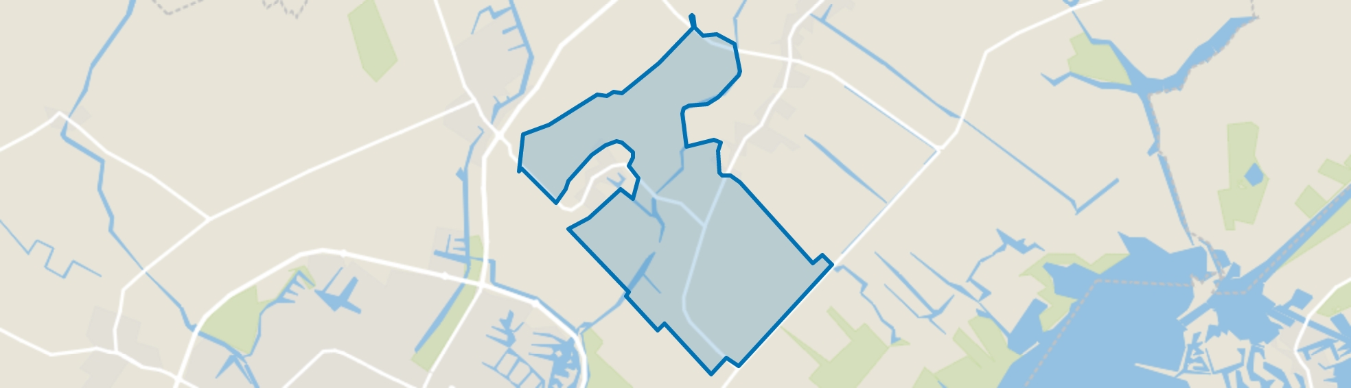 Verspreide huizen Goënga, Gauw map