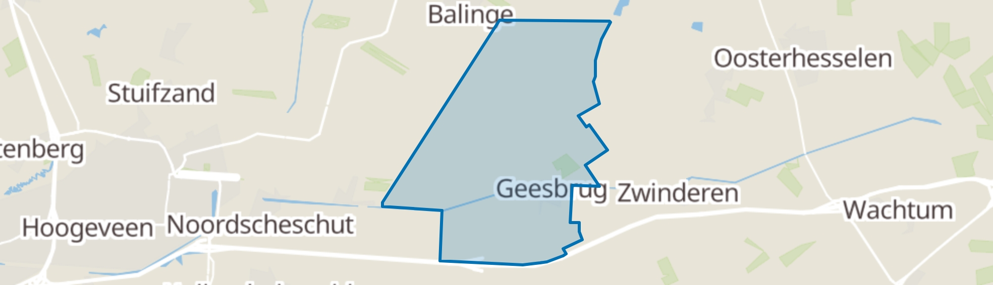 Geesbrug map