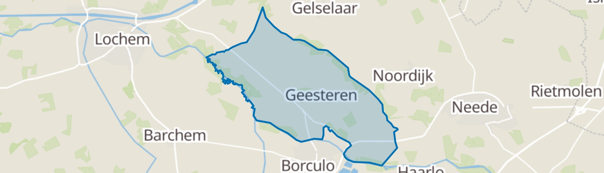 Geesteren (GE) map