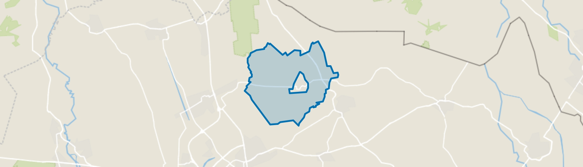 Verspreide huizen Geesteren, Geesteren (OV) map