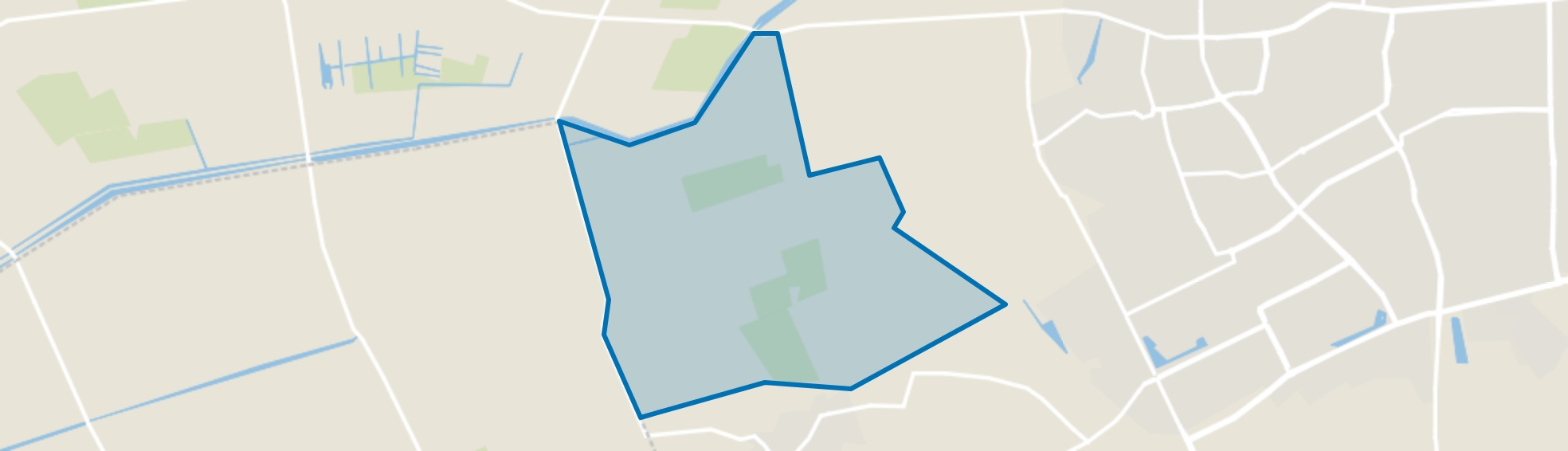 Buitengebied ten noorden van Geffen, Geffen map