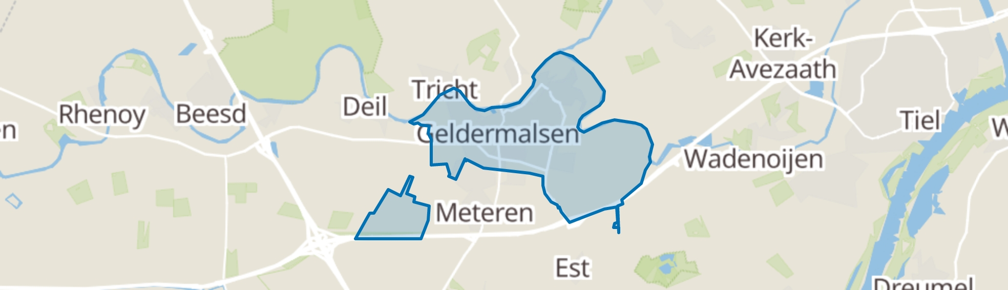 Geldermalsen map