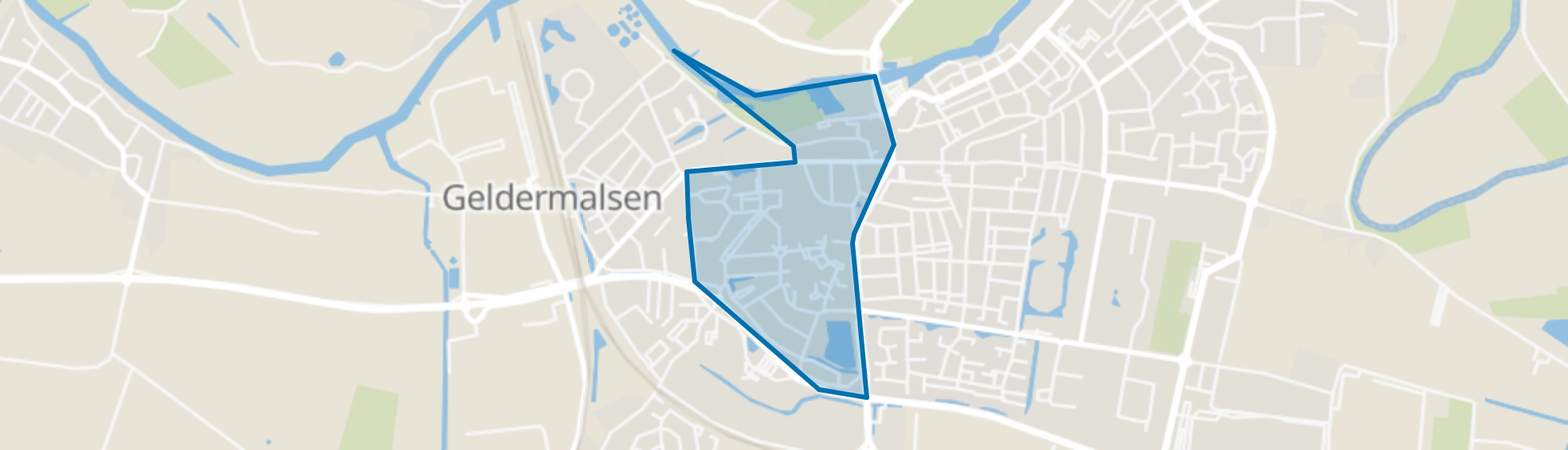 Geldermalsen Middengebied, Geldermalsen map