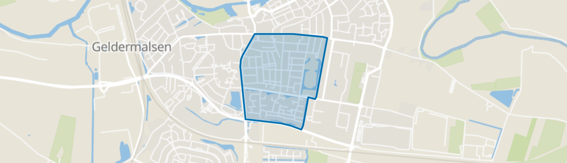 Geldermalsen Zuid, Geldermalsen map