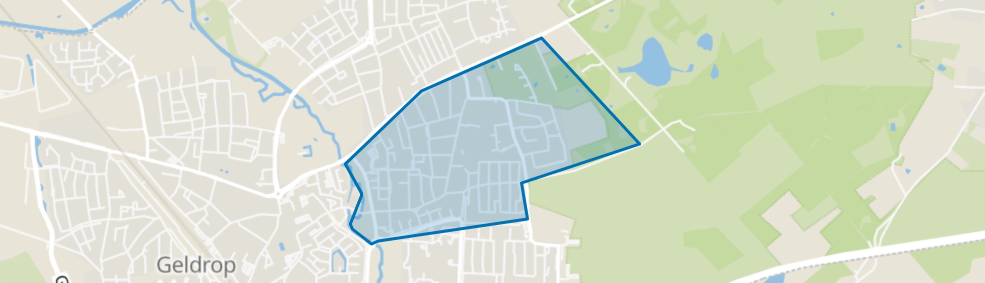 Braakhuizen-Zuid, Geldrop map