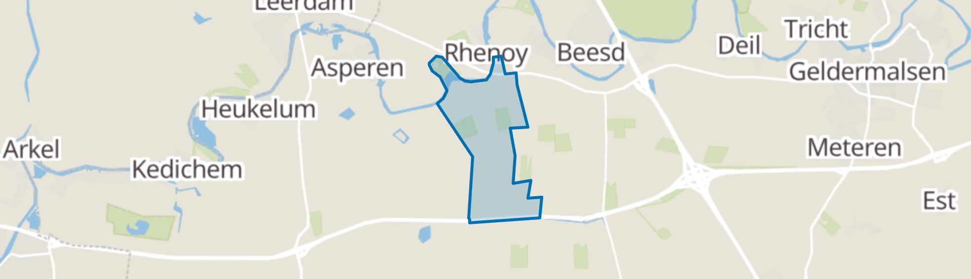 Gellicum map