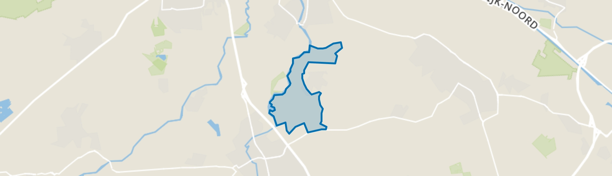 Verspreide huizen ten westen van Gemonde, Gemonde map