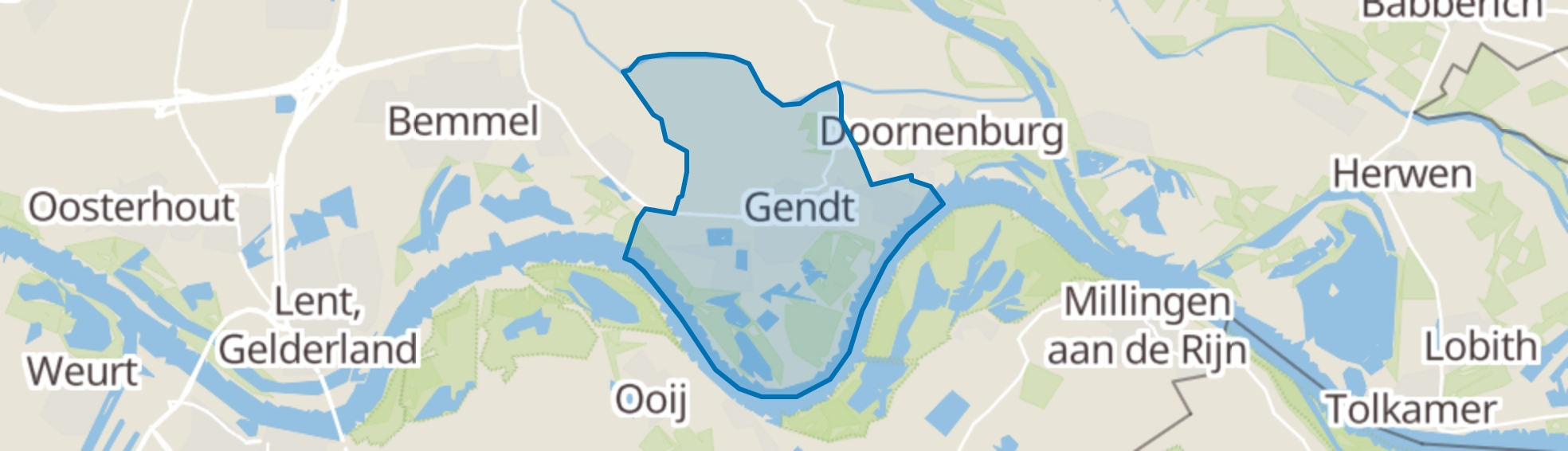 Gendt map