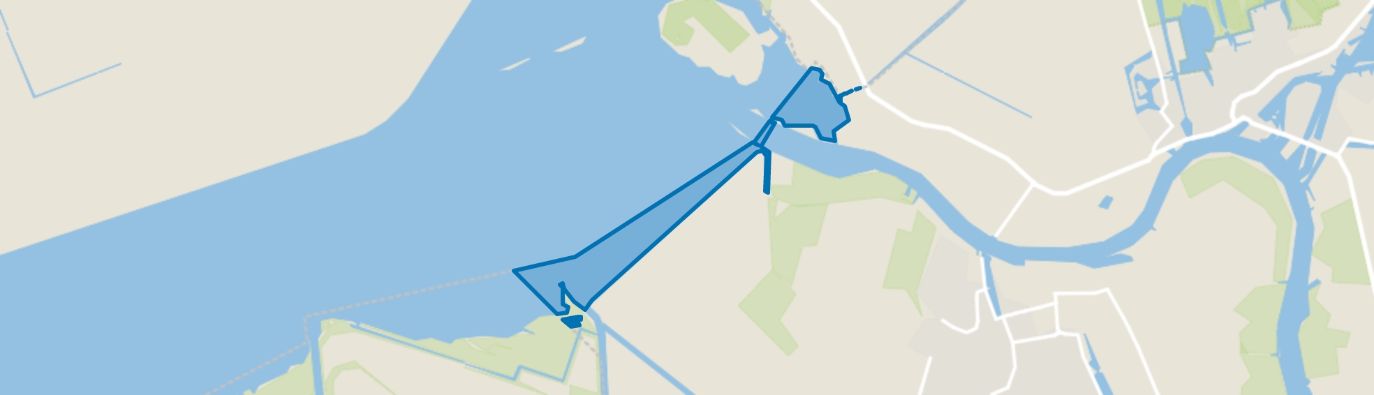 Water, Genemuiden map