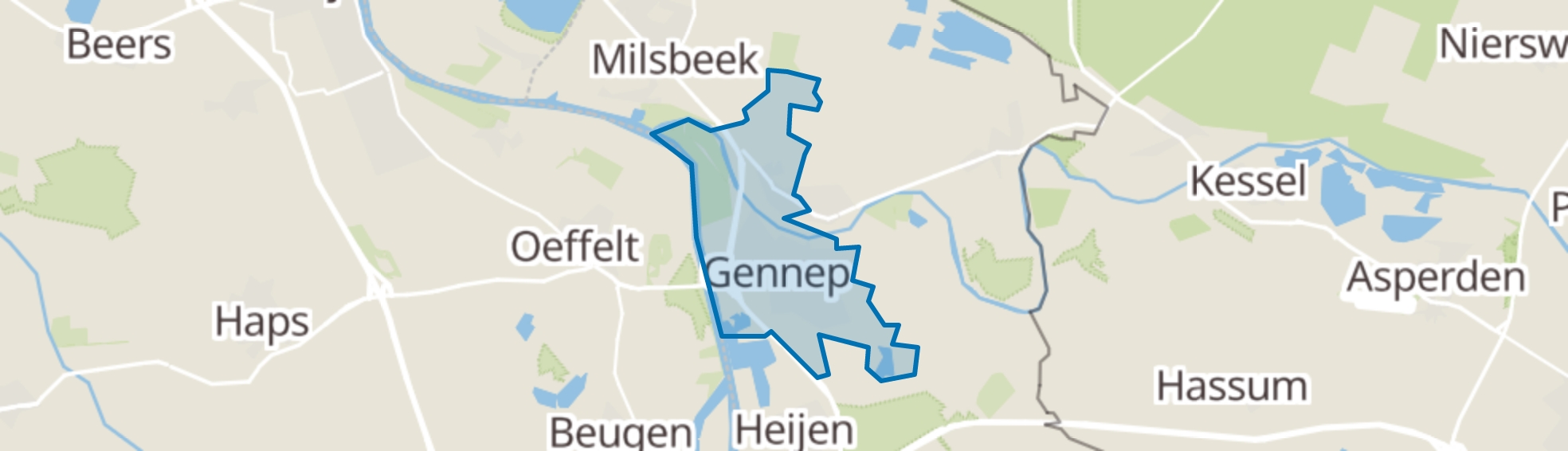 Gennep map