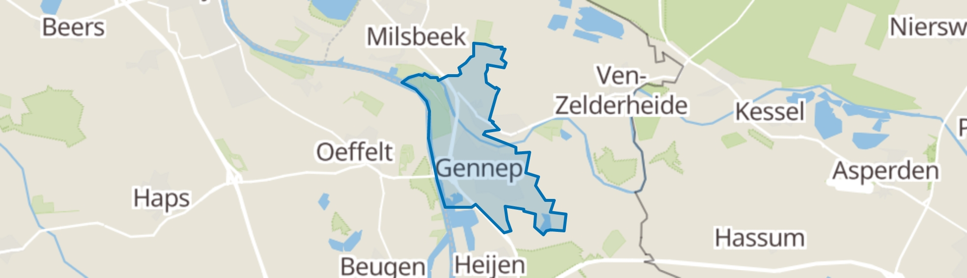 Gennep map