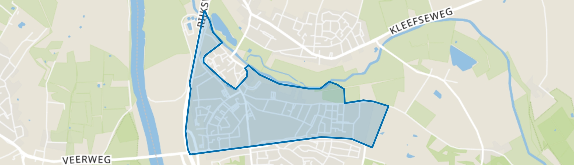 Midden, Gennep map