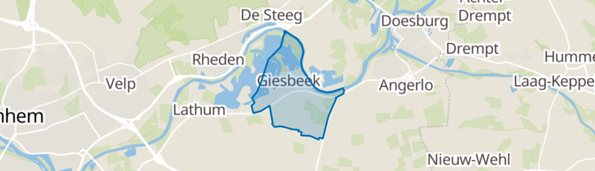 Giesbeek map